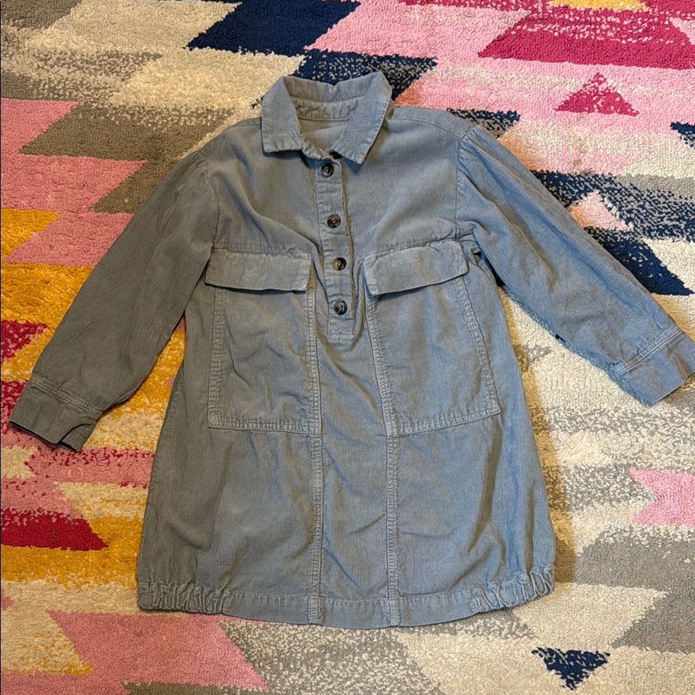 ZARA Corduroy Shirt Dress